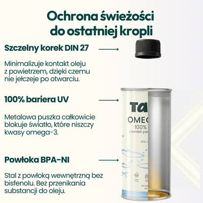 Olej z Sardeli Peruwiańskiej dla psa i kota - 100ml - TAiO