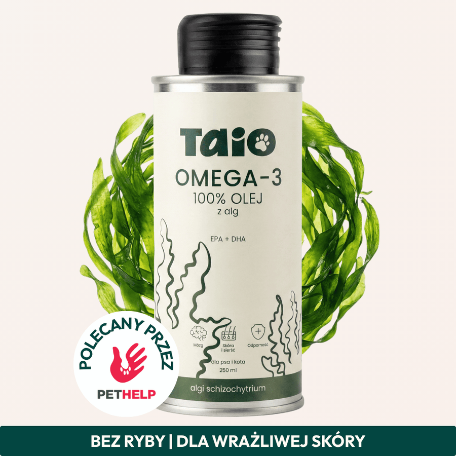 Olej Omega-3 z Alg dla psa i kota - TAiO 250ml