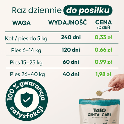 Suplement do higieny jamy ustnej - TAiO Dental Care 120g